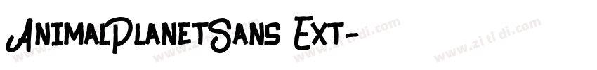AnimalPlanetSans Ext字体转换